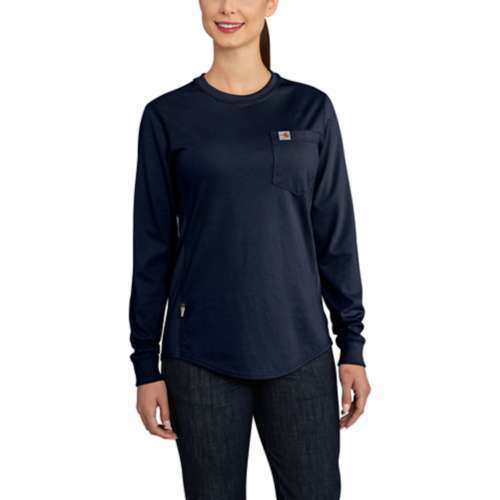 Carhartt Women's FR Force Crewneck Pocket L/S Shirt